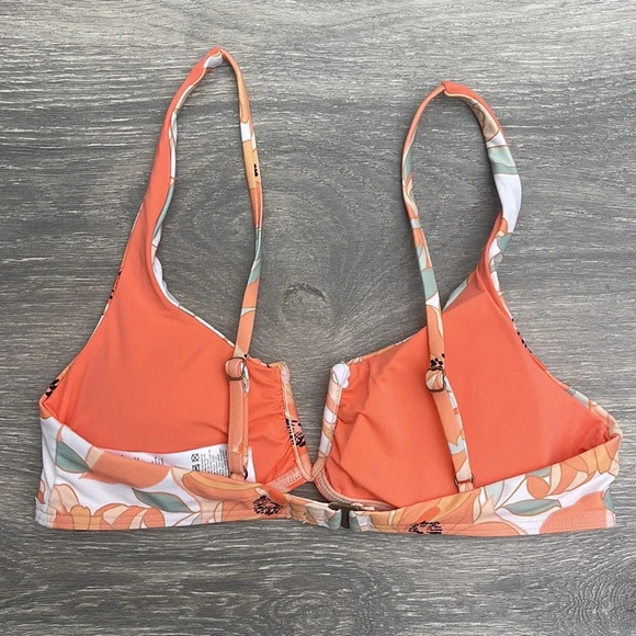 Rip Curl Papaya Punch V Wire Bikini Top & Good Coverage Bottoms, white - Picture 13 of 15